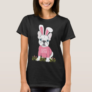 French Bulldog Easter Bunny Ears Graphic  T-Shirt