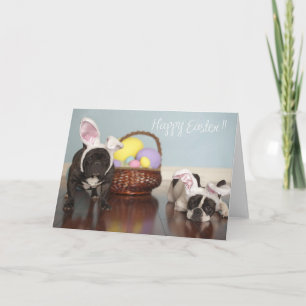 French Bulldog Easter Card! Holiday Card