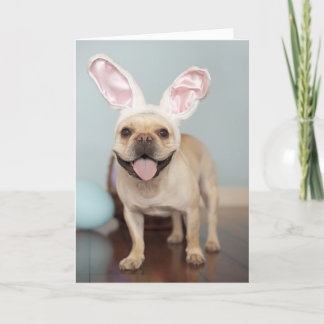 French Bulldog Easter Card! Holiday Card