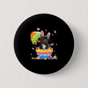 French Bulldog Egg Easter Day Dog Dad Dog Mum 1  6 Cm Round Badge
