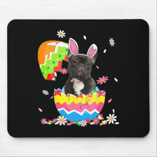 French Bulldog Egg Easter Day Dog Dad Dog Mum 1 Mouse Pad