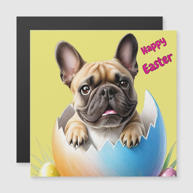 French Bulldog Egg Easter French Bulldog (Front/Back)