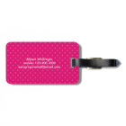 French Bulldog Eiffel Tower Paris Luggage Tag