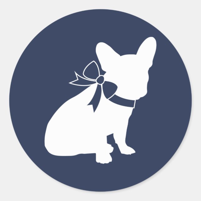 French Bulldog Envelope Seal Sticker (Front)