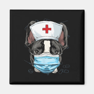 French Bulldog Er Nurse Rn Lpn Nurse Life Dog Love Magnet