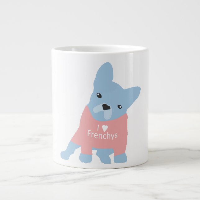 French Bulldog Espresso Mug (Front)