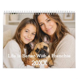 French bulldog family photo frenchie 2027 calendar
