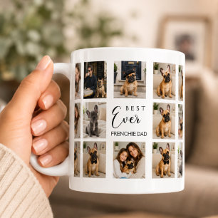 French Bulldog father dad photo collage Coffee Mug