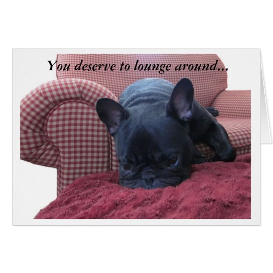 French Bulldog Father's Day Card