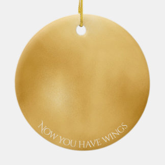 French Bulldog Fawn Angel Personalised Ceramic Ornament