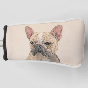 French Bulldog (Fawn Pied) Painting - Dog Art Golf Head Cover