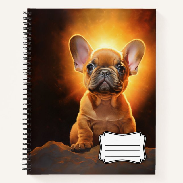 French Bulldog fawn puppy Notebook (Front)