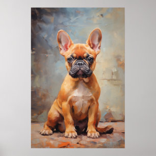 French Bulldog fawn puppy  Poster