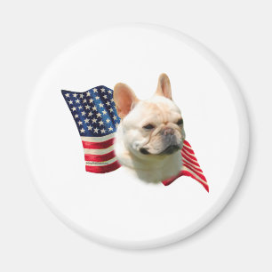 French Bulldog Flag Magnet