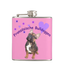 French Bulldog Flask