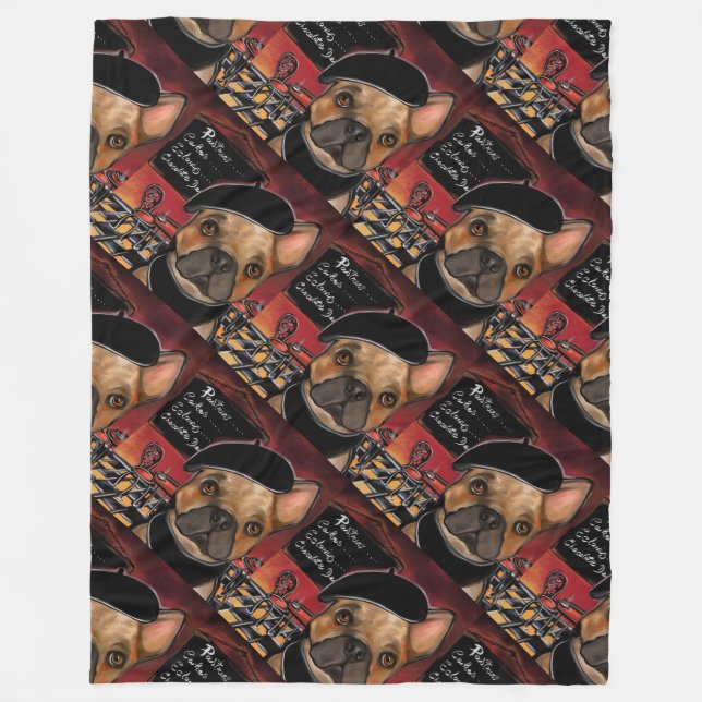 FRENCH BULLDOG      FLEECE BLANKET (Front)