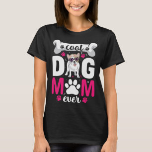 French Bulldog Floral Sungles Plus Size Moms T-Shirt
