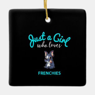 French Bulldog For Girls Kids French Bulldog Ceramic Ornament