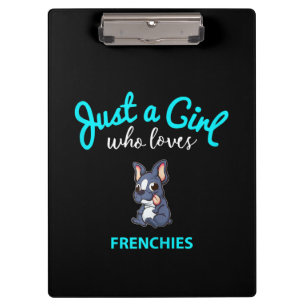 French Bulldog For Girls Kids French Bulldog Clipboard