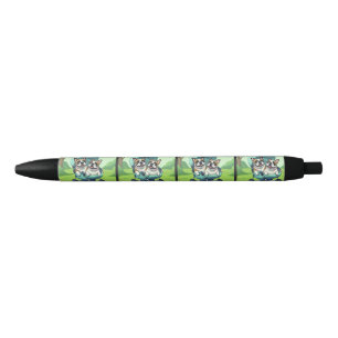 French Bulldog Französische Bulldogge Zwillinge Black Ink Pen