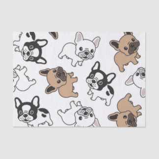 French Bulldog, Frenchie Accessories Tissue Paper