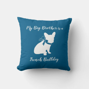 French Bulldog Frenchie Baby SHower Cushion