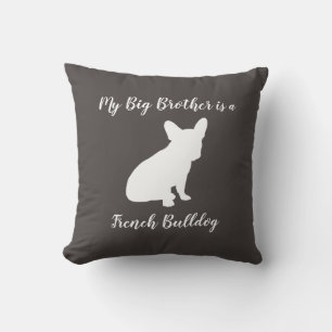 French Bulldog Frenchie Baby SHower Cushion