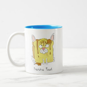 French Bulldog Frenchie Dog Funny Two-Tone Coffee Mug