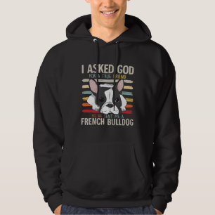French Bulldog Frenchie Dog Lover Mum Dad Cute Fun Hoodie