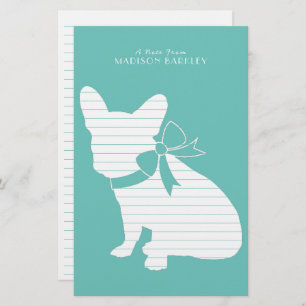 French Bulldog Frenchie Dog Puppy Frenchy Stationery
