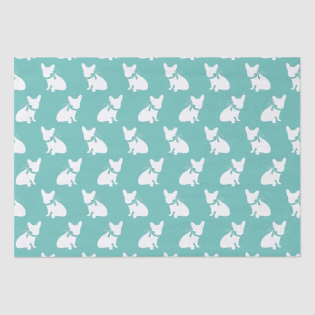French Bulldog Frenchie Dog Puppy Frenchy Tissue Paper (Front)