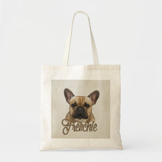 French Bulldog -Frenchie Dog Tote Bag (Front)