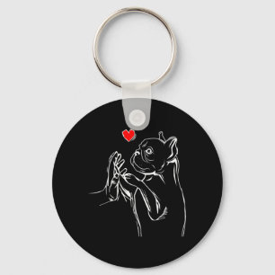 French Bulldog Frenchie Love Dog Mum Women Girls Key Ring