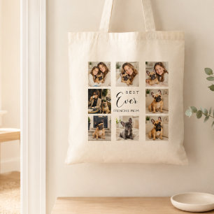 French Bulldog Frenchie Mother mum photo collage Tote Bag