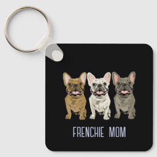French Bulldog, Frenchie Mum Key Ring