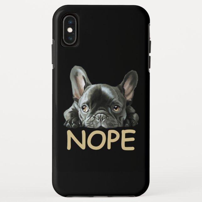 French Bulldog | Frenchie Nope Gifts Case-Mate iPhone Case (Back)