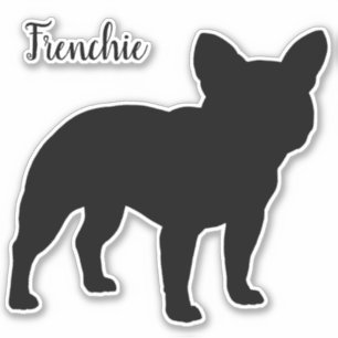 French Bulldog Frenchie Silhouette Cute Dog Breed