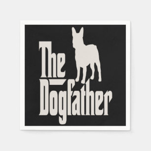 French Bulldog Frenchie The Dog Father Gift Napkin
