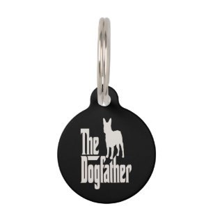 French Bulldog Frenchie The Dog Father Gift Pet Tag