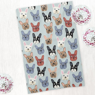 French Bulldog Fun Dog Tea Towel