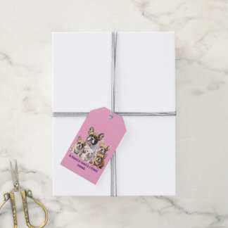 French Bulldog funny friends Bulldogs Gift Tags