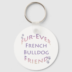 French Bulldog Furever Key Ring