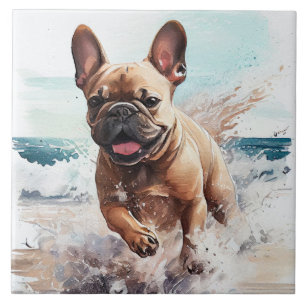French Bulldog Gift Ceramic Tile