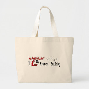 French Bulldog Gifts Large Tote Bag