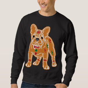 French Bulldog Gingerbread Dog Pet Lovers Christma Sweatshirt