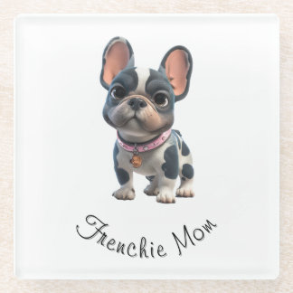 French Bulldog Glass Coaster