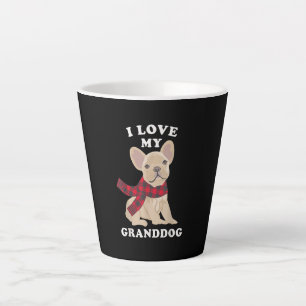 french bulldog grandma xmas gift latte mug