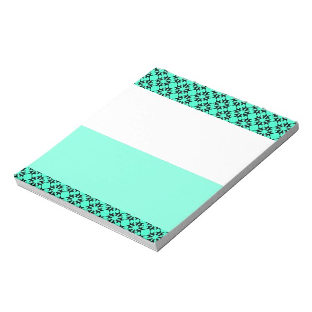 French Bulldog graphical pattern Notepad (Rotated)