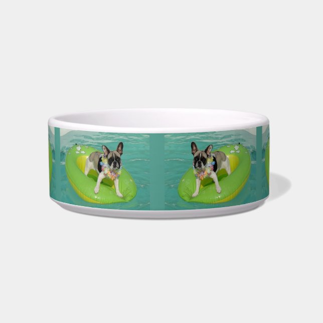 French Bulldog Great Summer Vacation Bowl (Front)