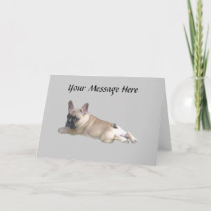 French Bulldog Greeting Card